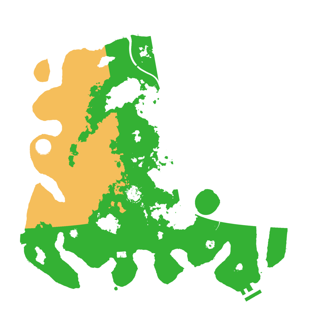 Biome Rust Map: Procedural Map, Size: 3500, Seed: 252053933