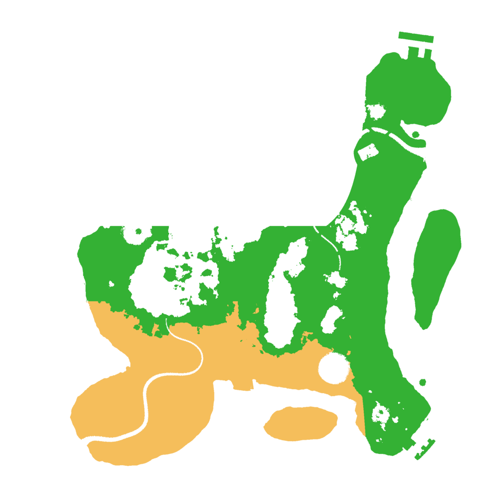 Biome Rust Map: Procedural Map, Size: 2900, Seed: 15