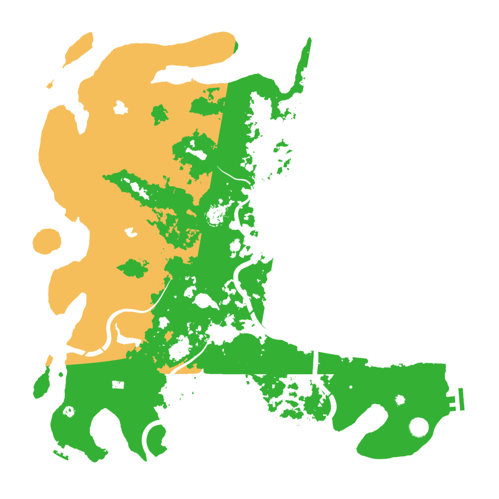 Biome Rust Map: Procedural Map, Size: 4500, Seed: 1234347