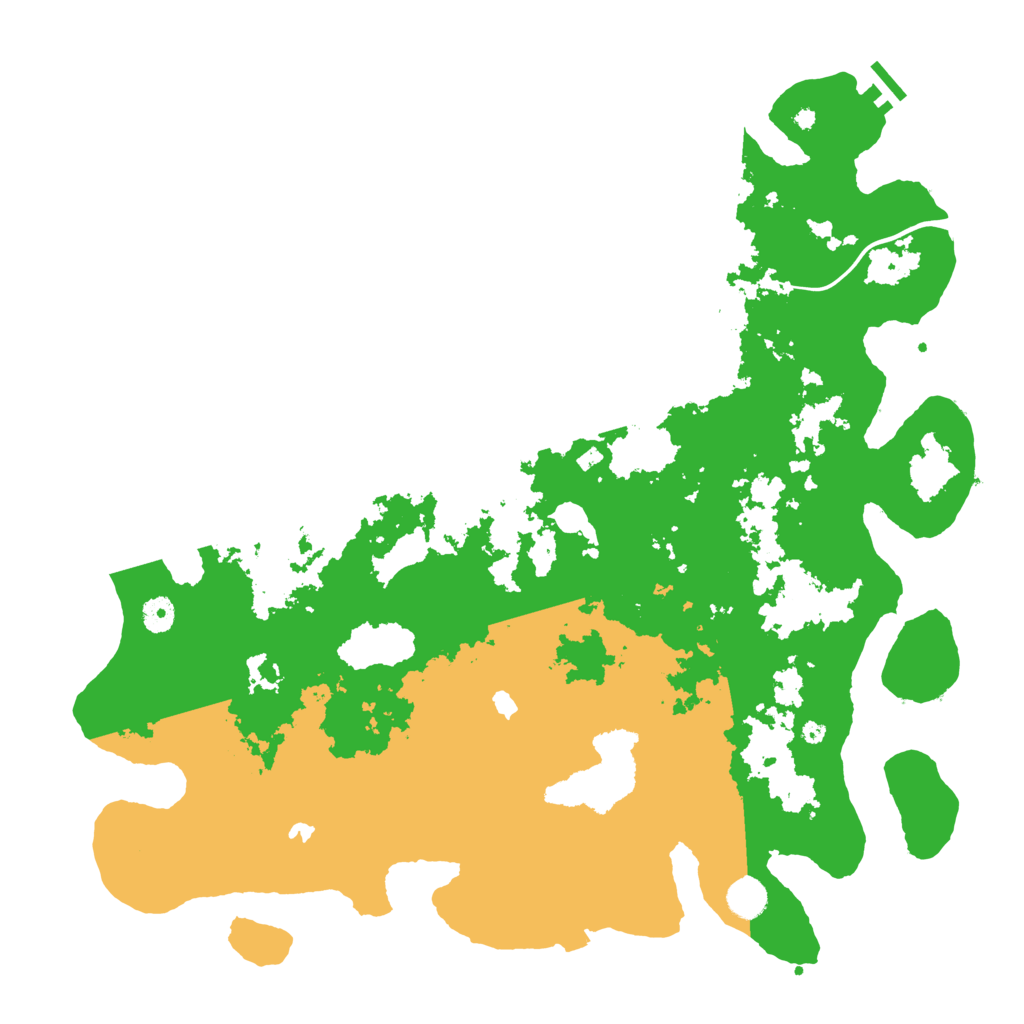 Biome Rust Map: Procedural Map, Size: 4500, Seed: 987474655