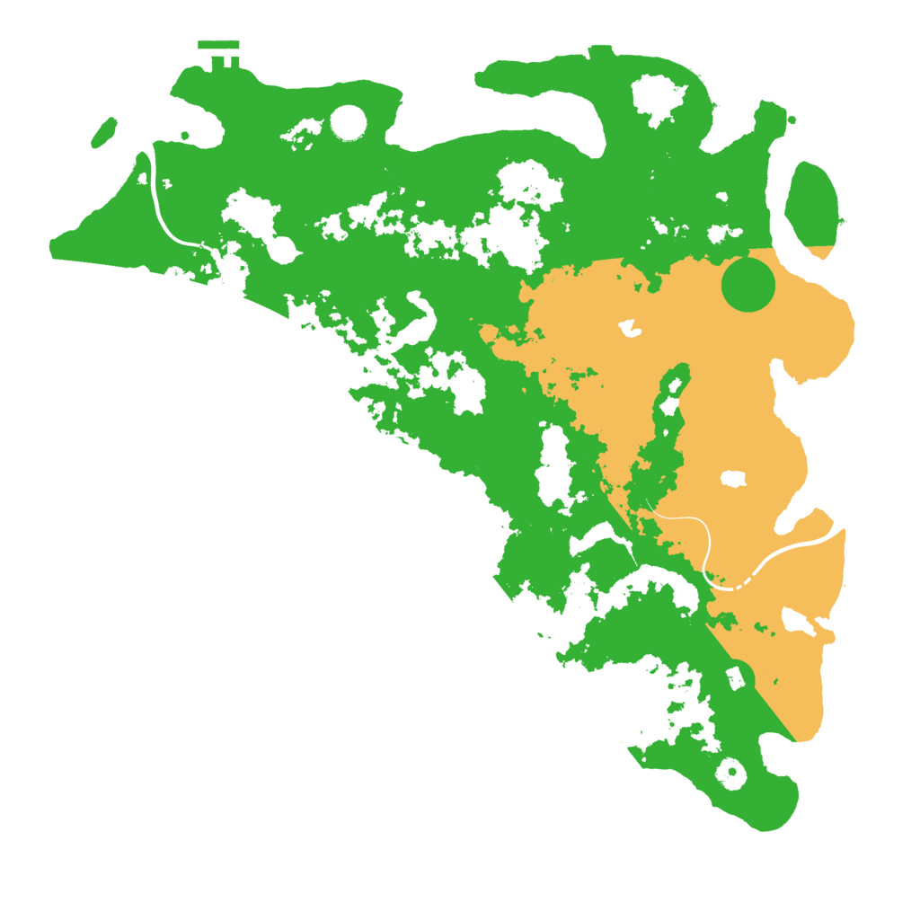 Biome Rust Map: Procedural Map, Size: 4500, Seed: 299426