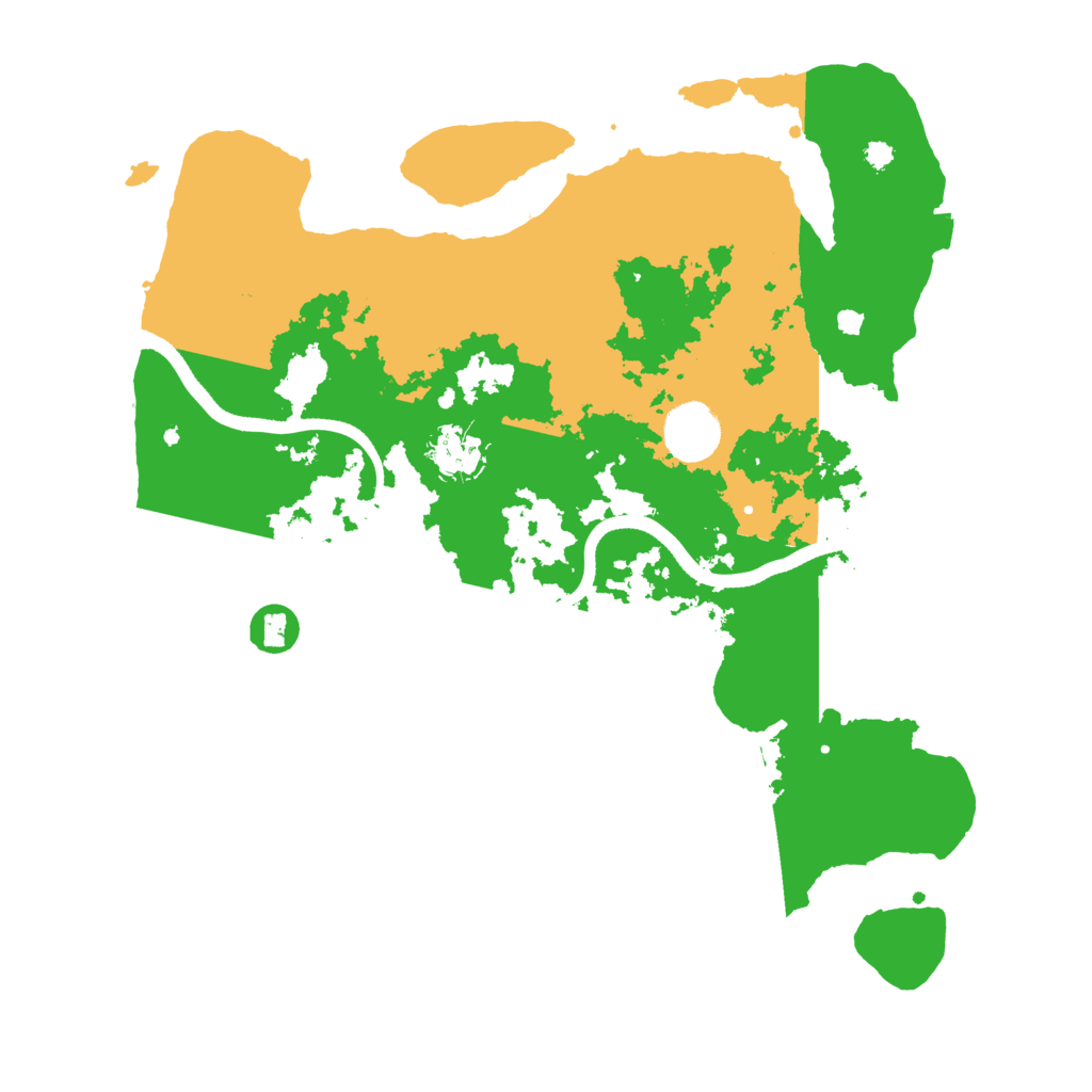 Biome Rust Map: Procedural Map, Size: 3535, Seed: 3326282