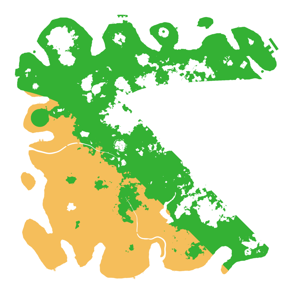 Biome Rust Map: Procedural Map, Size: 4400, Seed: 245368787