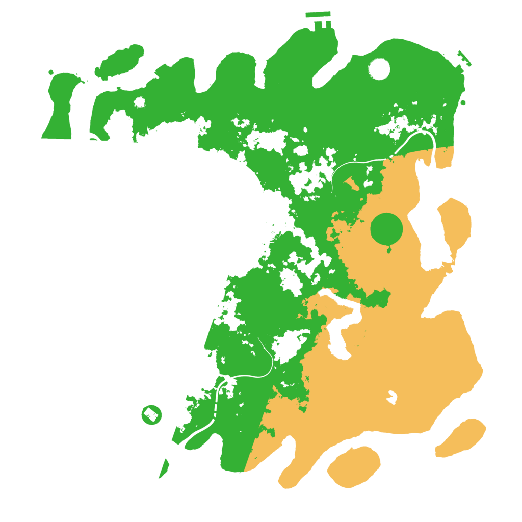 Biome Rust Map: Procedural Map, Size: 4250, Seed: 17689275