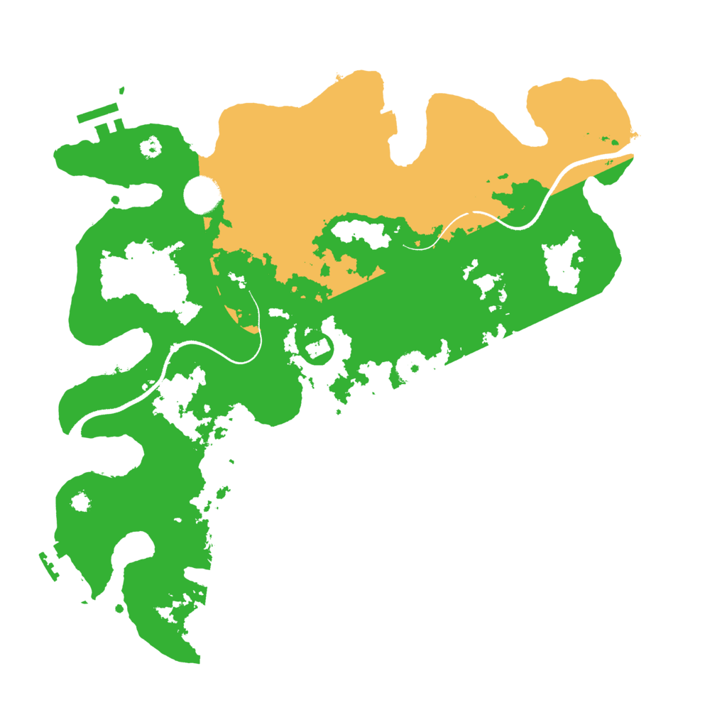 Biome Rust Map: Procedural Map, Size: 3500, Seed: 1397540683