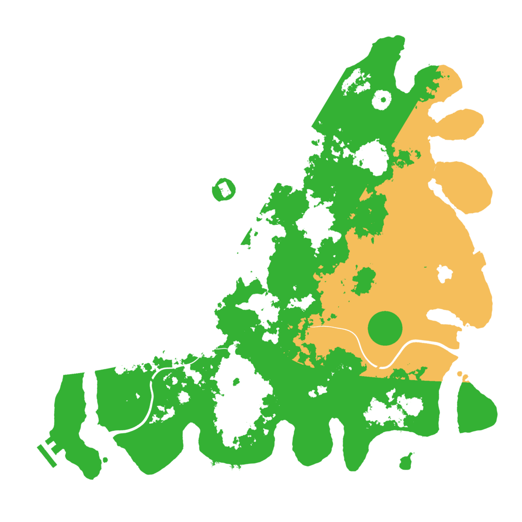 Biome Rust Map: Procedural Map, Size: 4000, Seed: 12300