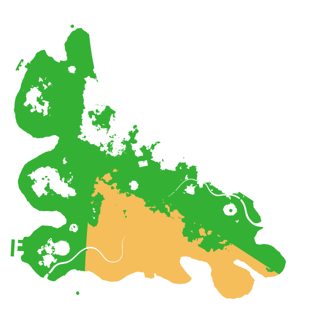 Biome Rust Map: Procedural Map, Size: 3750, Seed: 528920
