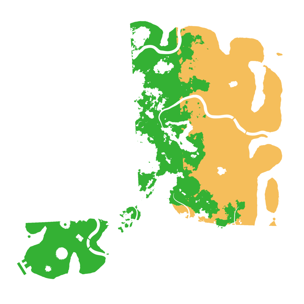 Biome Rust Map: Procedural Map, Size: 4500, Seed: 773846900