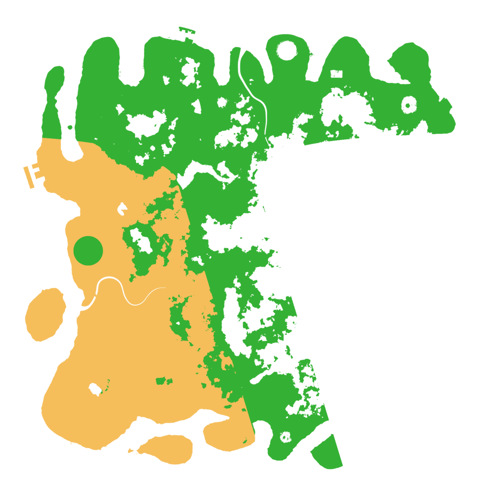 Biome Rust Map: Procedural Map, Size: 4500, Seed: 25201