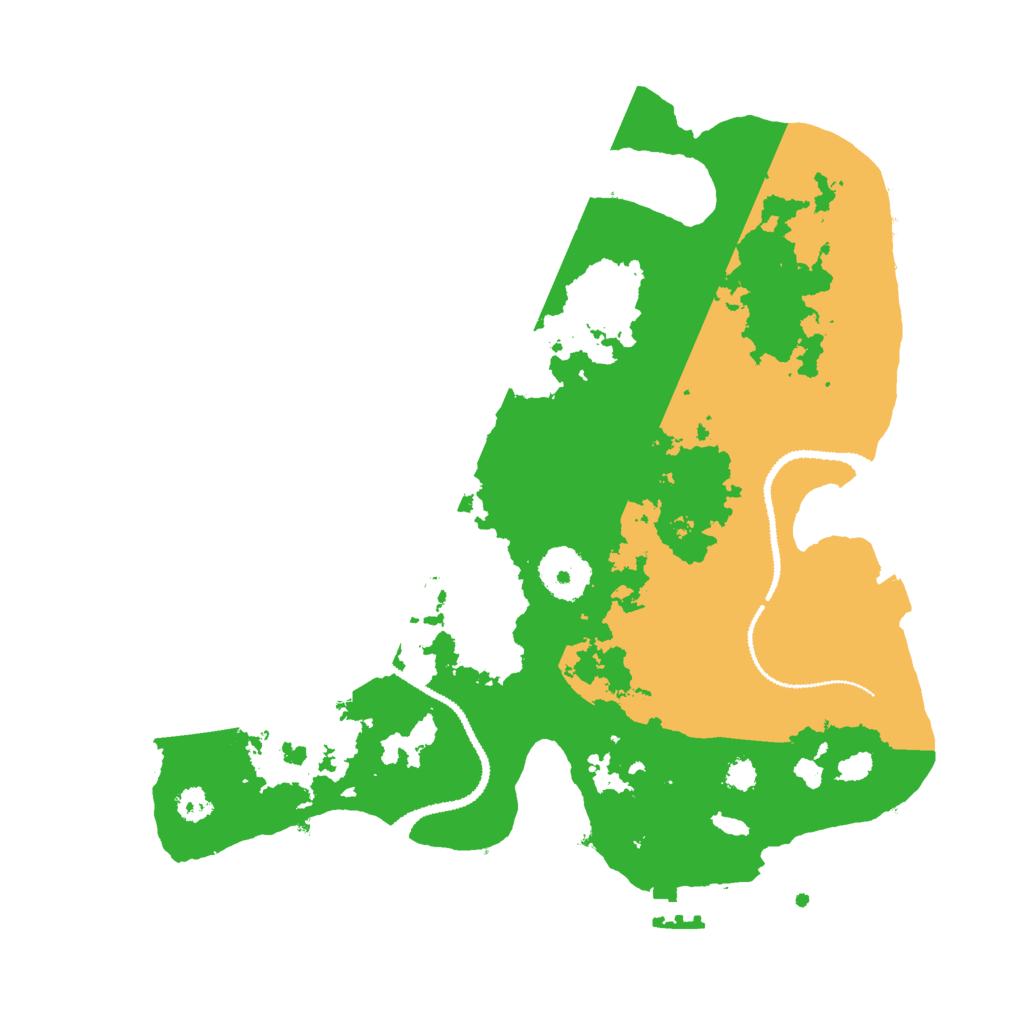 Biome Rust Map: Procedural Map, Size: 3000, Seed: 666893