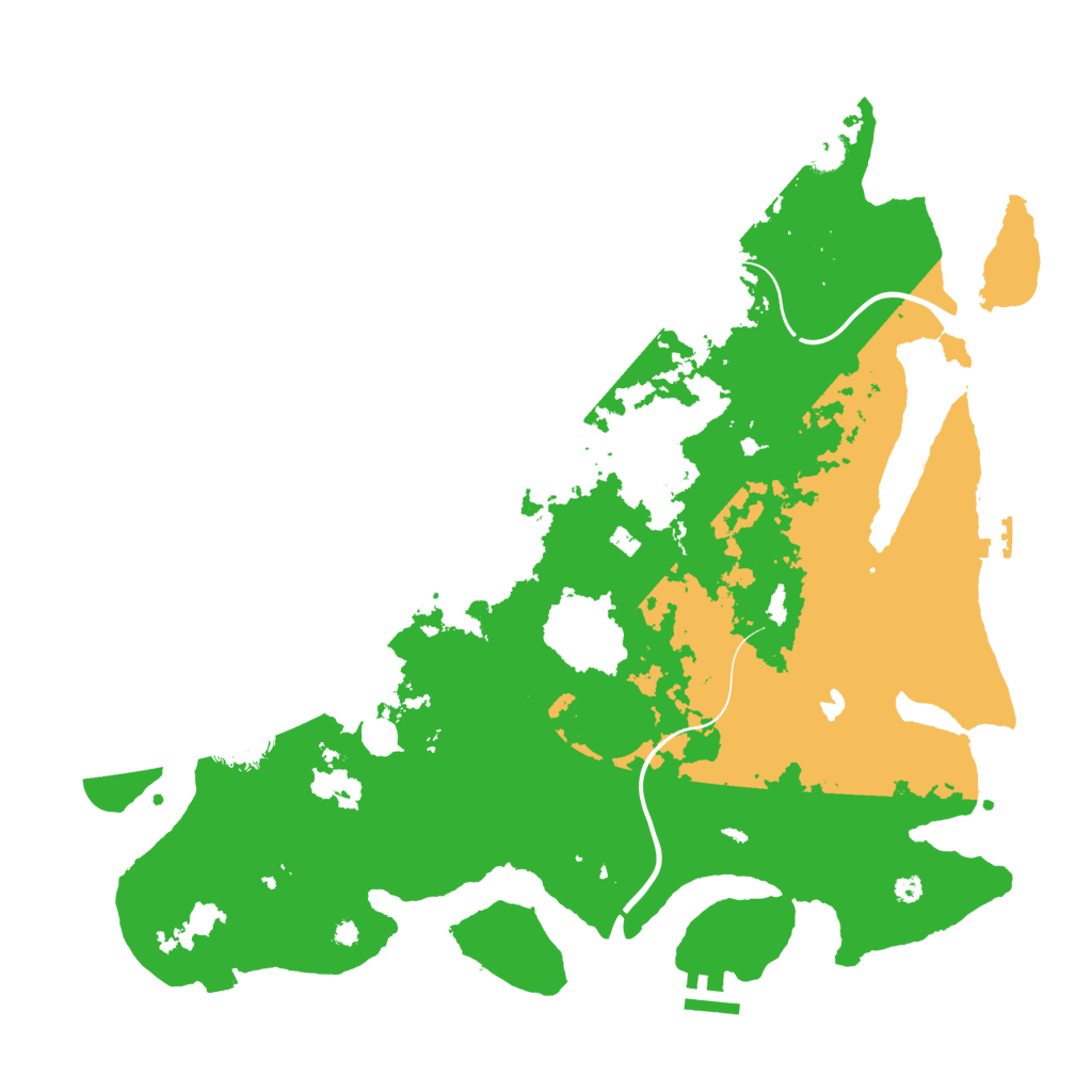 Biome Rust Map: Procedural Map, Size: 4000, Seed: 996835698