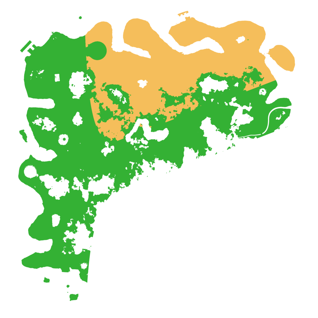 Biome Rust Map: Procedural Map, Size: 4500, Seed: 1879814617