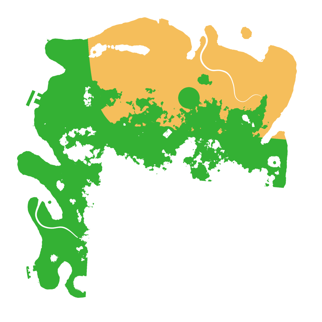 Biome Rust Map: Procedural Map, Size: 3970, Seed: 2584