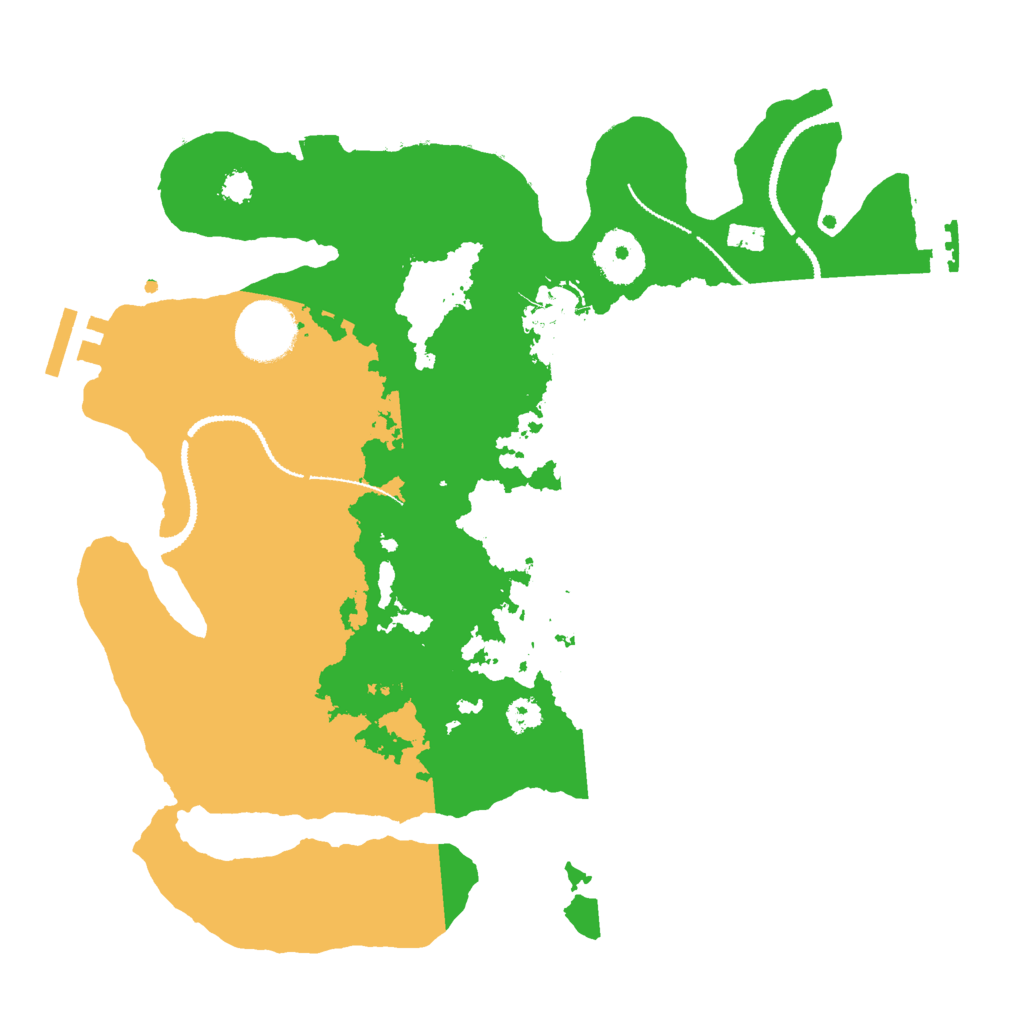 Biome Rust Map: Procedural Map, Size: 3000, Seed: 1913846332