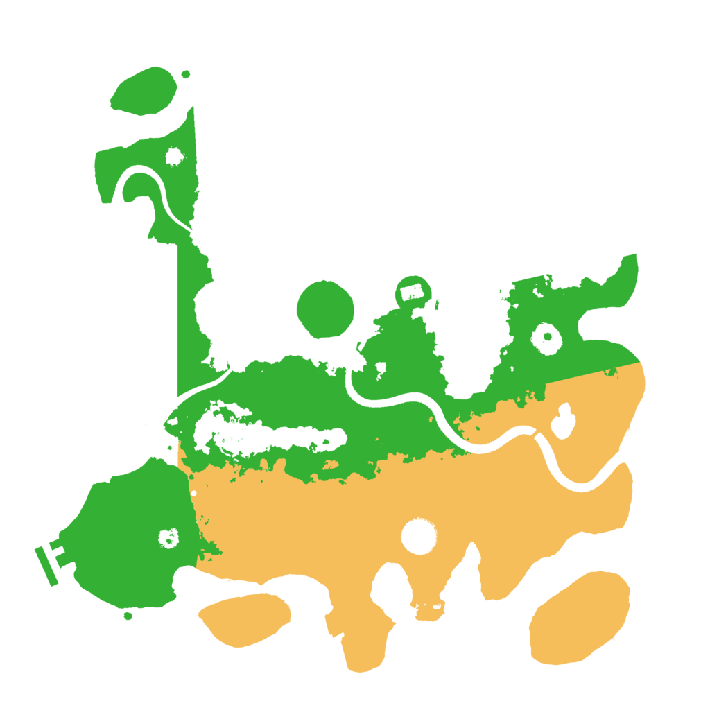 Biome Rust Map: Procedural Map, Size: 3500, Seed: 1958656488