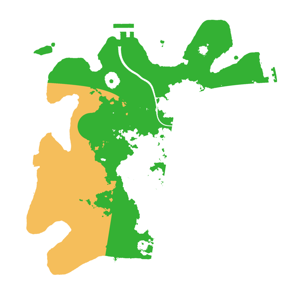 Biome Rust Map: Procedural Map, Size: 3000, Seed: 4312680