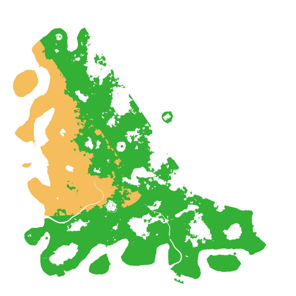 Biome Rust Map: Procedural Map, Size: 4500, Seed: 1221897529