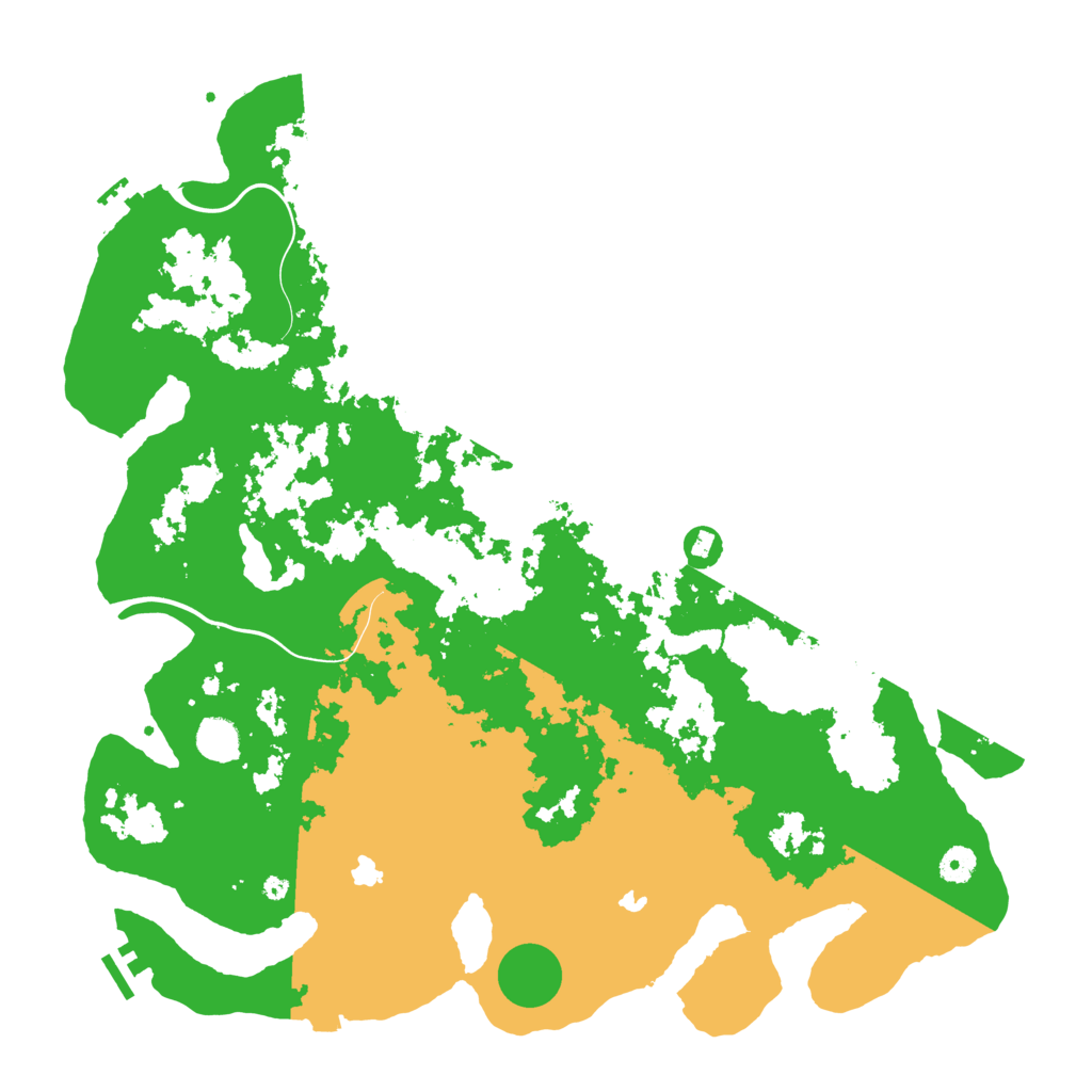 Biome Rust Map: Procedural Map, Size: 4500, Seed: 297076141