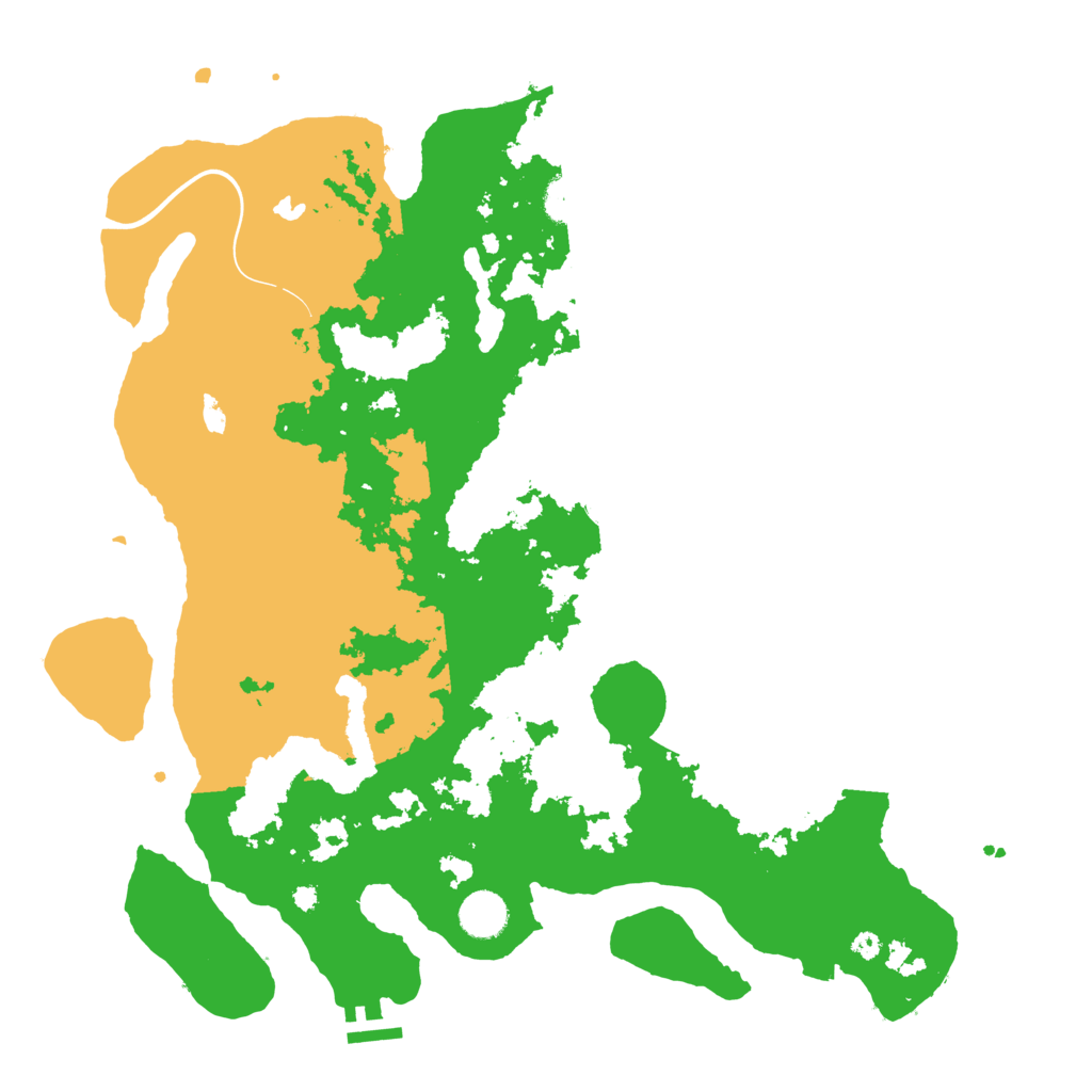 Biome Rust Map: Procedural Map, Size: 4000, Seed: 208264797