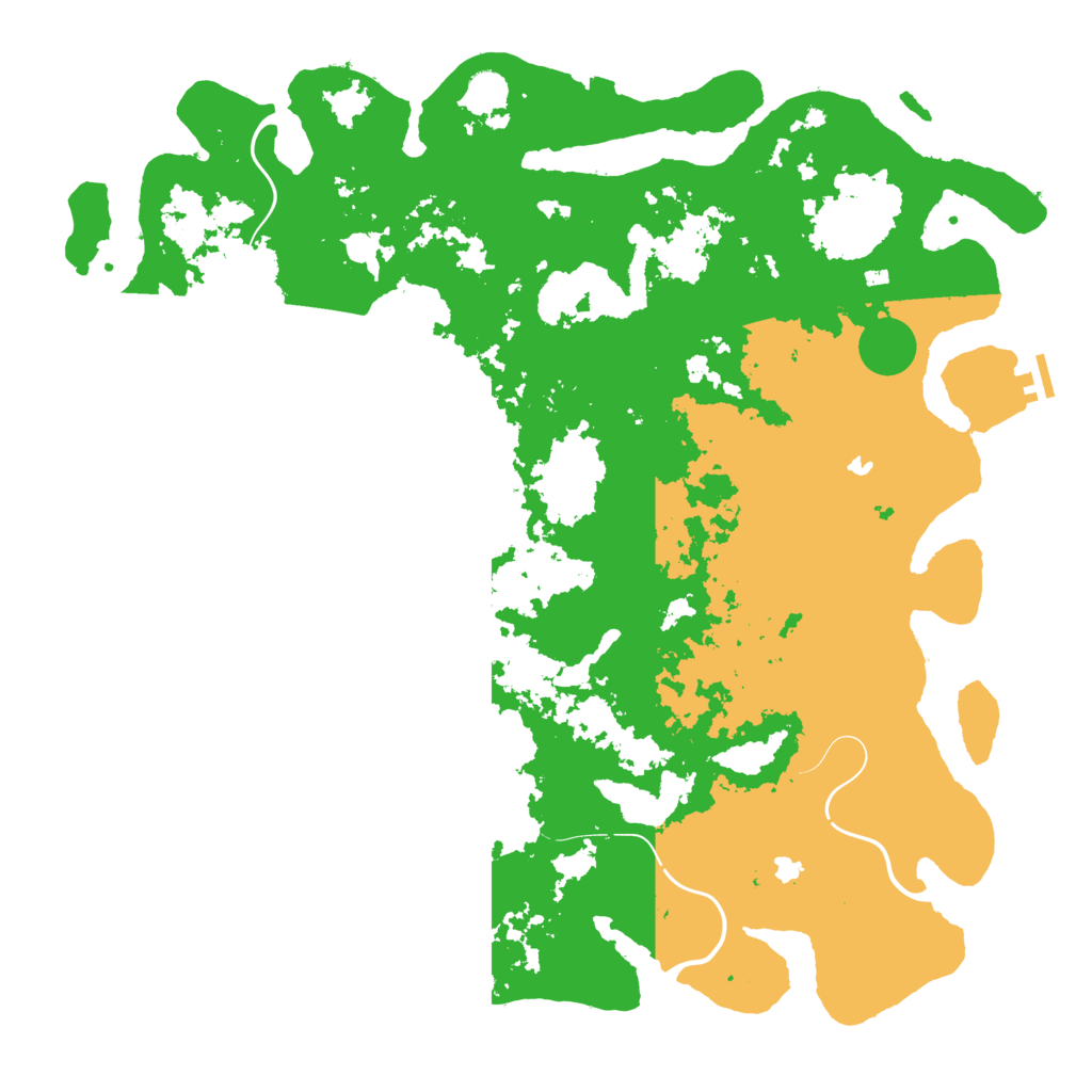 Biome Rust Map: Procedural Map, Size: 5000, Seed: 1571595050