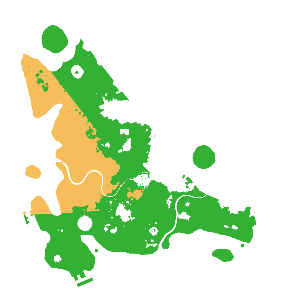 Biome Rust Map: Procedural Map, Size: 3500, Seed: 1267974891