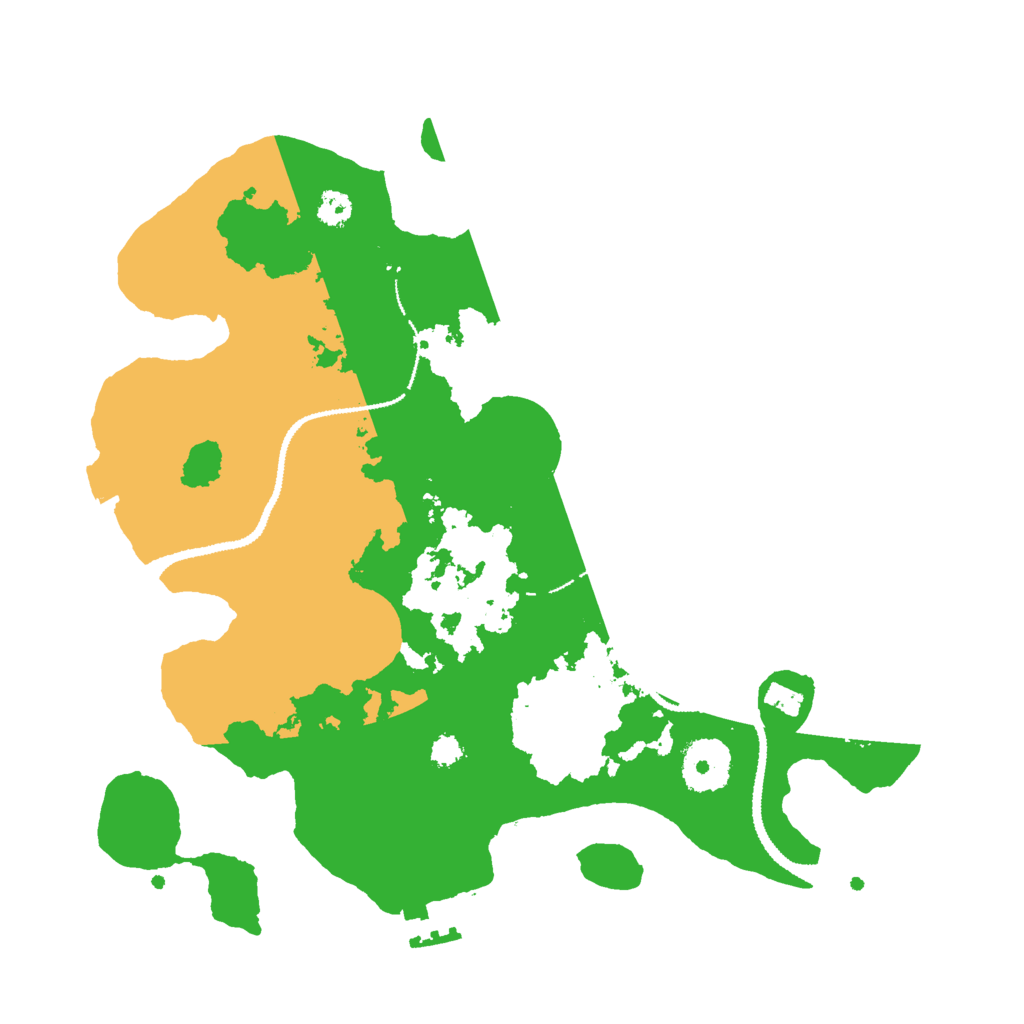 Biome Rust Map: Procedural Map, Size: 3000, Seed: 2014735