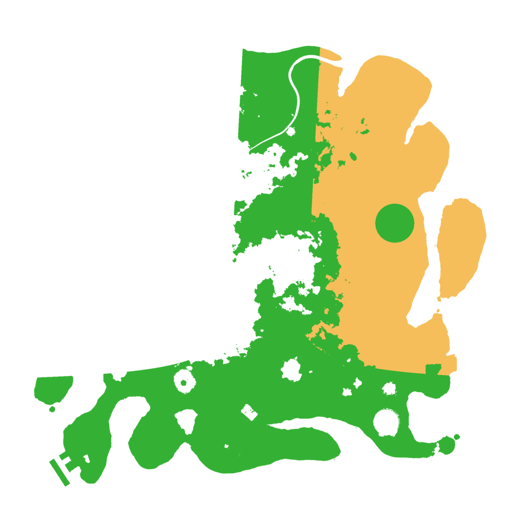 Biome Rust Map: Procedural Map, Size: 3500, Seed: 1056333526