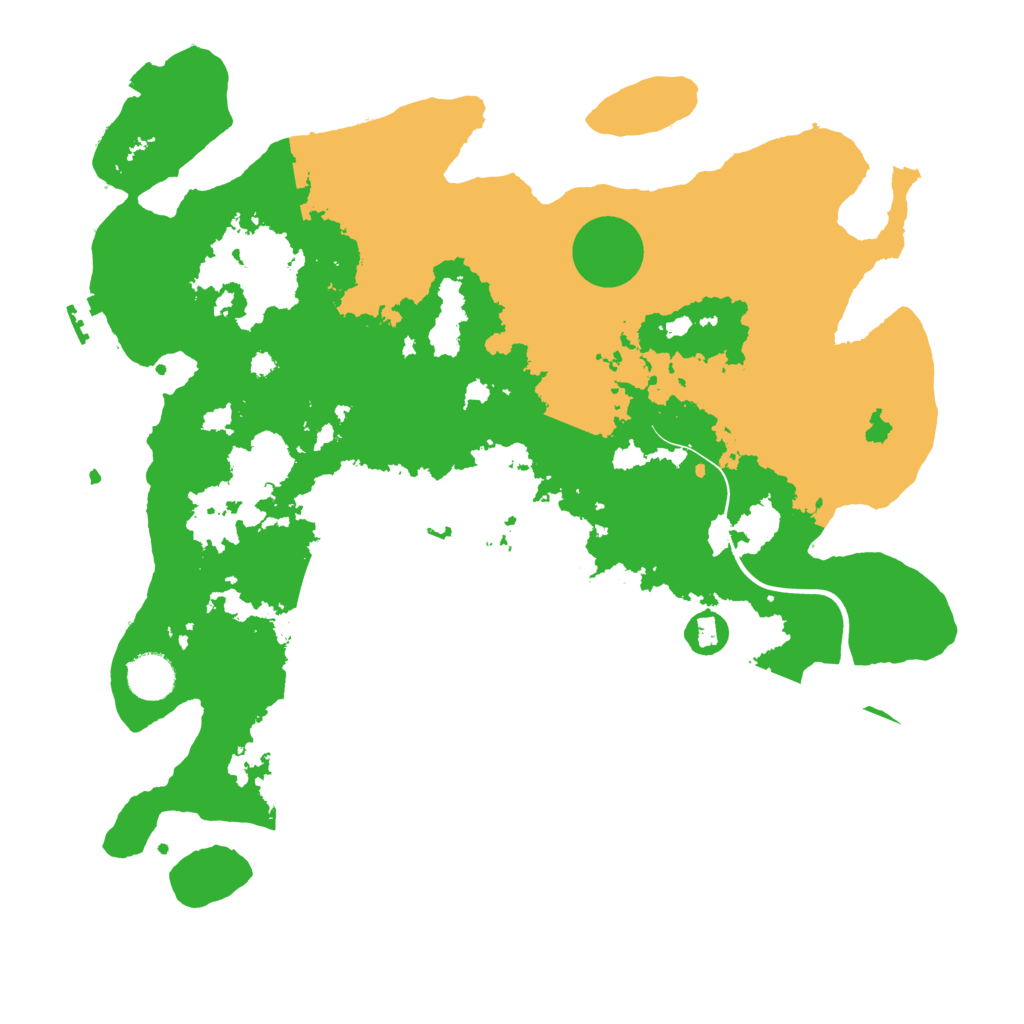 Biome Rust Map: Procedural Map, Size: 3800, Seed: 44090000