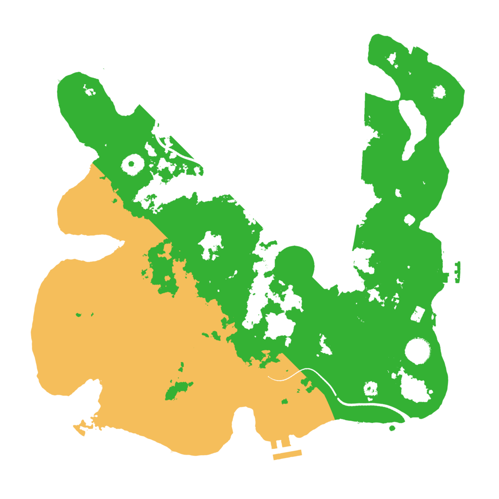 Biome Rust Map: Procedural Map, Size: 3500, Seed: 1428232455