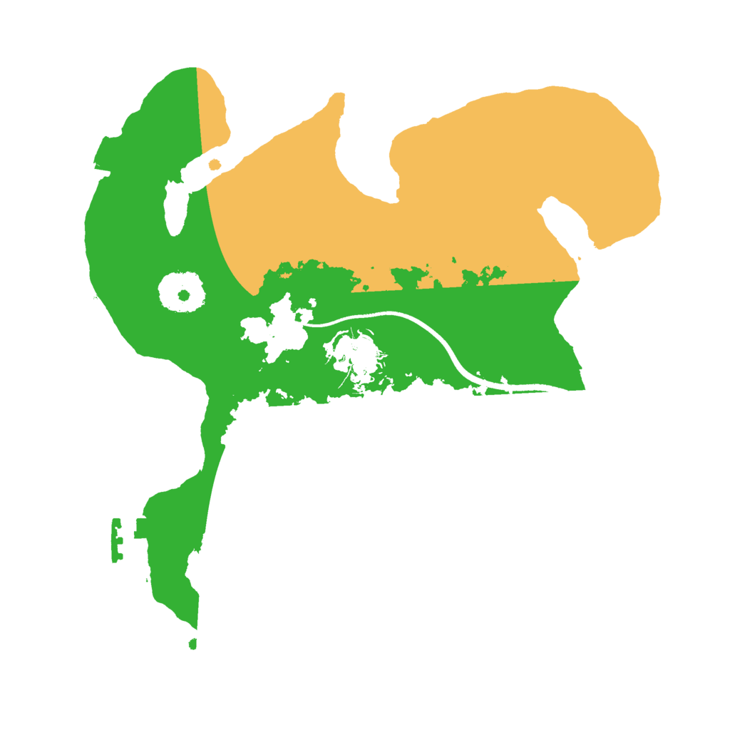 Biome Rust Map: Procedural Map, Size: 2500, Seed: 458762