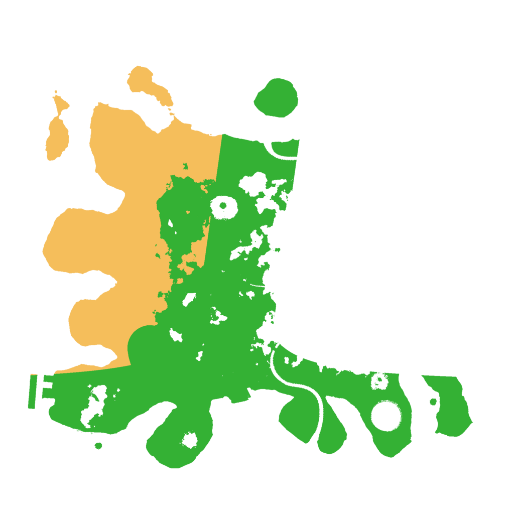 Biome Rust Map: Procedural Map, Size: 3000, Seed: 8134709