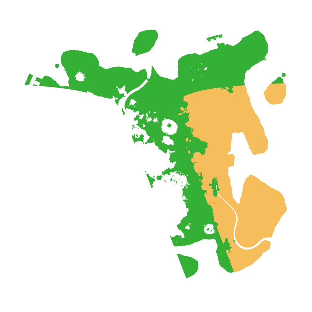 Biome Rust Map: Procedural Map, Size: 3000, Seed: 833472