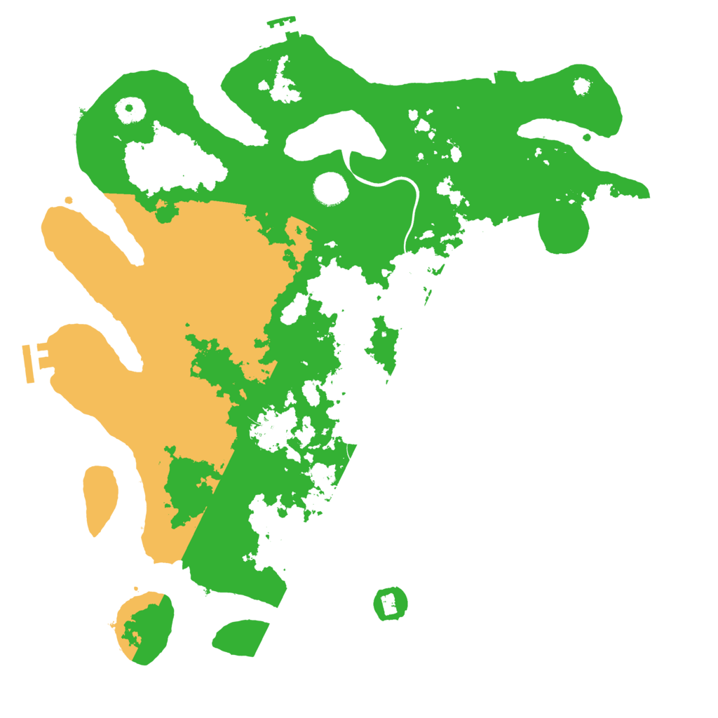 Biome Rust Map: Procedural Map, Size: 3800, Seed: 62198519