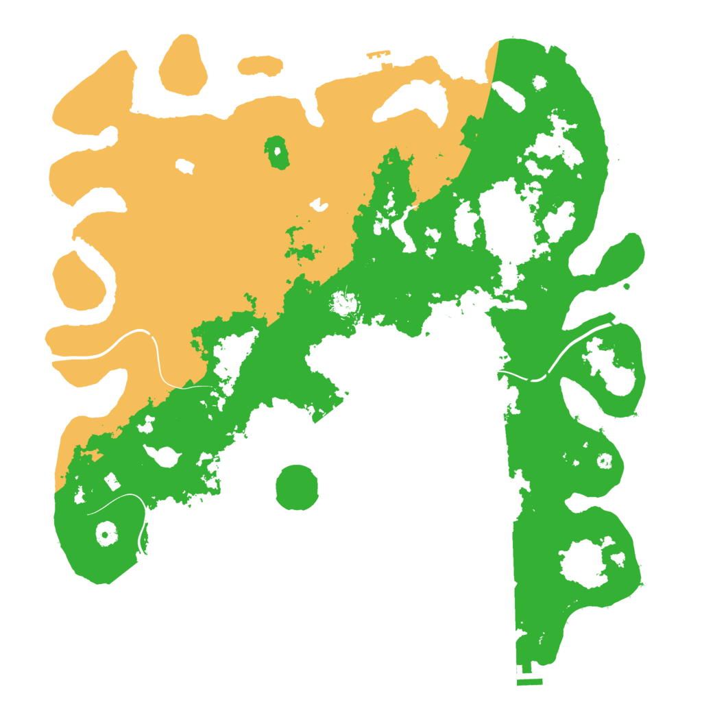 Biome Rust Map: Procedural Map, Size: 4500, Seed: 1484739234