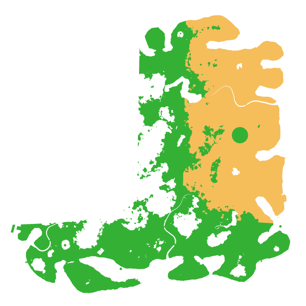 Biome Rust Map: Procedural Map, Size: 5000, Seed: 2397164