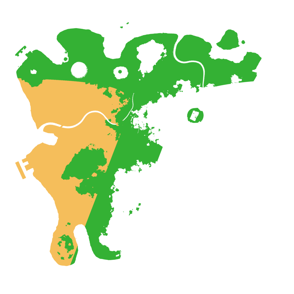 Biome Rust Map: Procedural Map, Size: 3250, Seed: 506344525