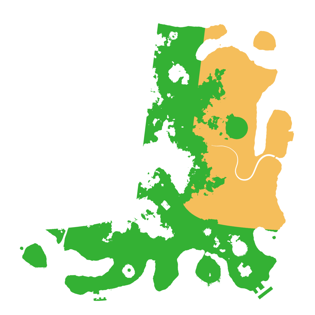 Biome Rust Map: Procedural Map, Size: 3750, Seed: 225498636