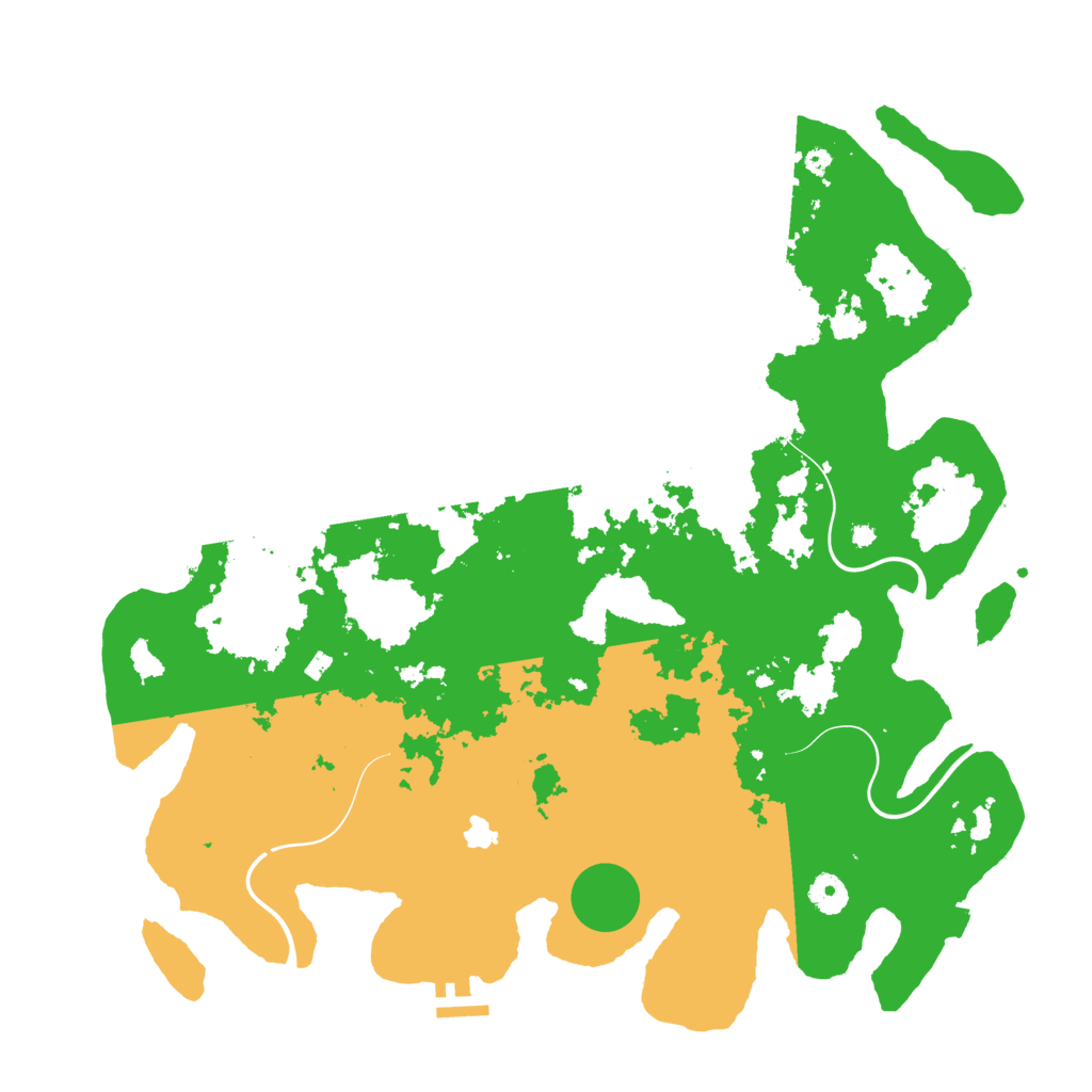 Biome Rust Map: Procedural Map, Size: 4200, Seed: 20250418