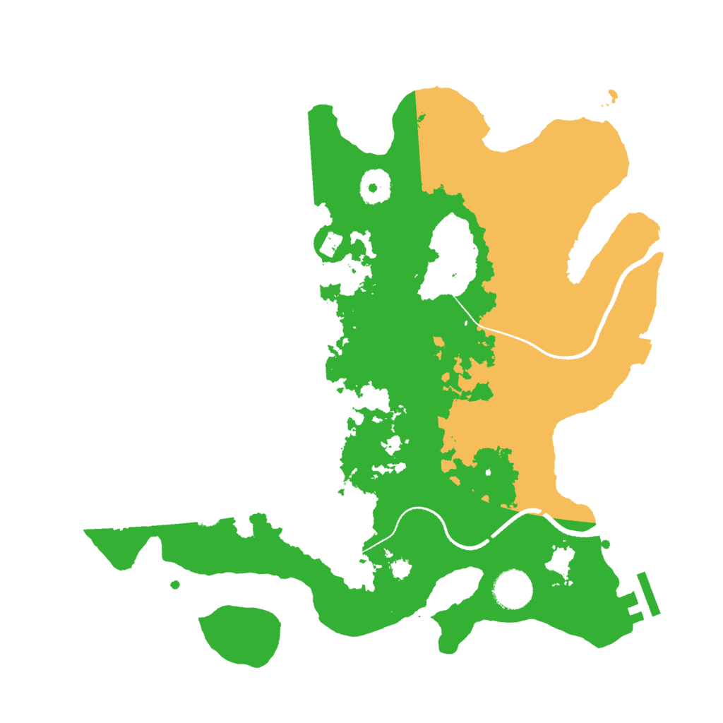 Biome Rust Map: Procedural Map, Size: 3250, Seed: 1305868597