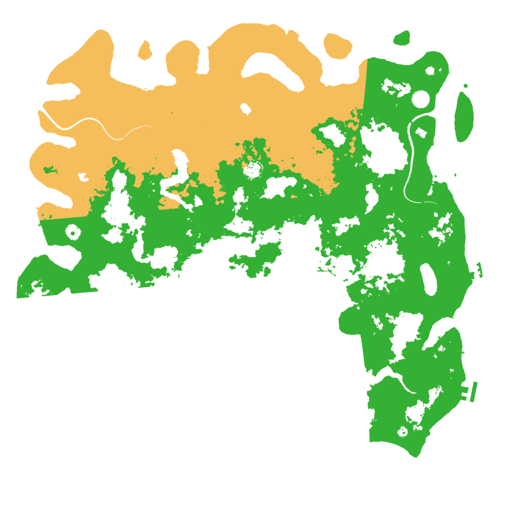 Biome Rust Map: Procedural Map, Size: 5000, Seed: 1989588855