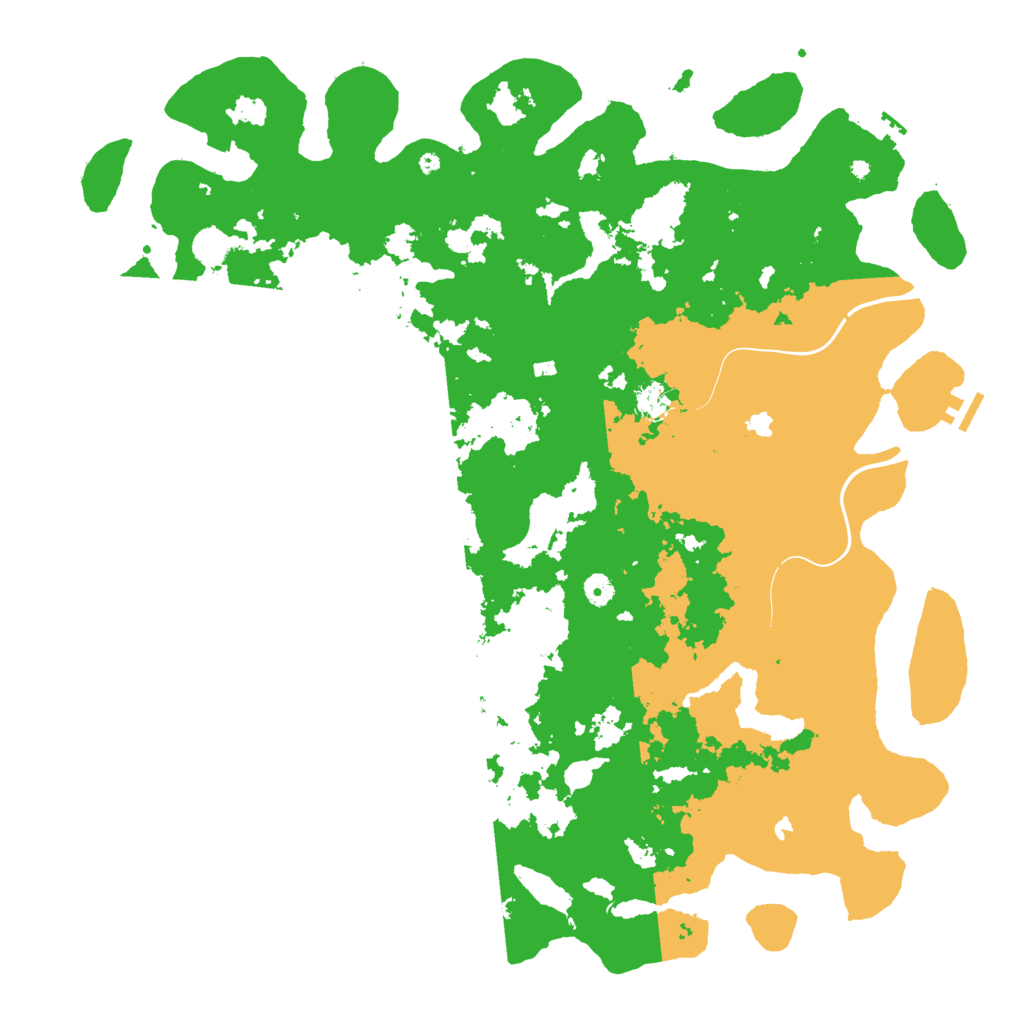 Biome Rust Map: Procedural Map, Size: 5000, Seed: 36000