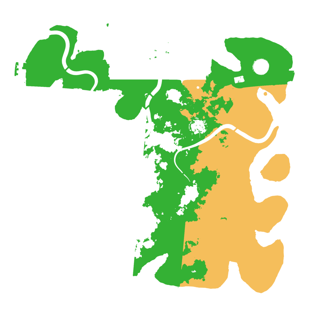 Biome Rust Map: Procedural Map, Size: 3500, Seed: 1083070744