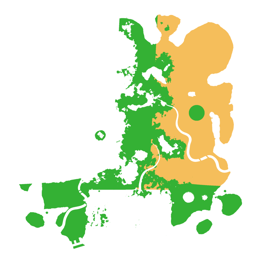 Biome Rust Map: Procedural Map, Size: 4250, Seed: 124597105