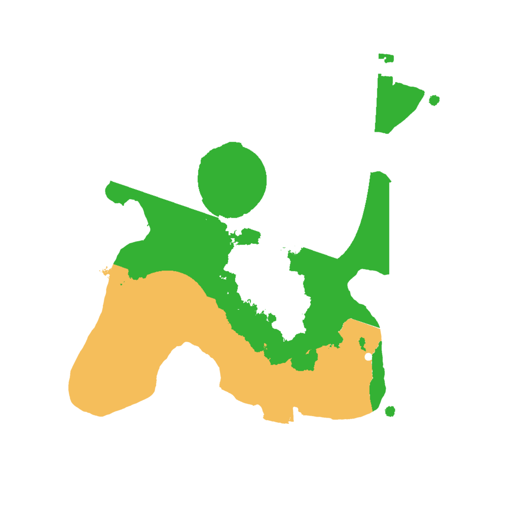 Biome Rust Map: Procedural Map, Size: 2000, Seed: 241030842