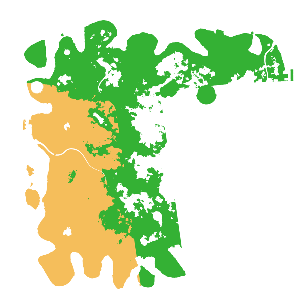 Biome Rust Map: Procedural Map, Size: 4500, Seed: 846965101