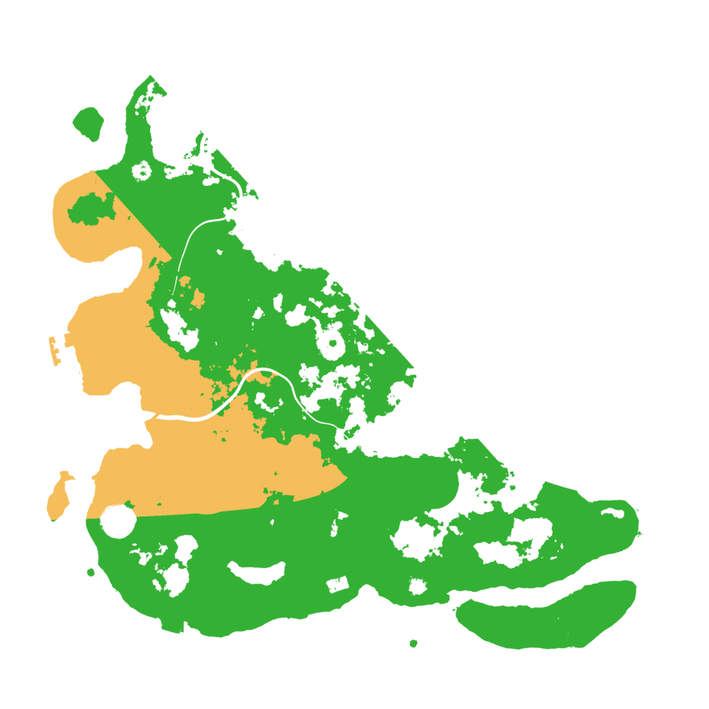 Biome Rust Map: Procedural Map, Size: 3700, Seed: 37000