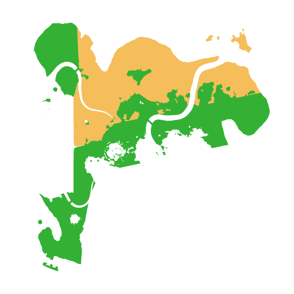 Biome Rust Map: Procedural Map, Size: 2700, Seed: 203863473