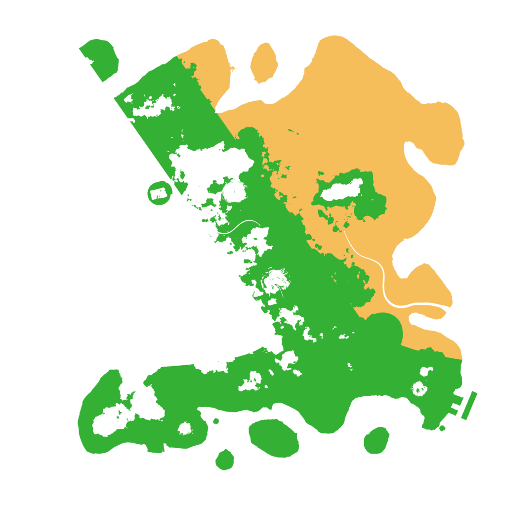 Biome Rust Map: Procedural Map, Size: 3500, Seed: 63381135