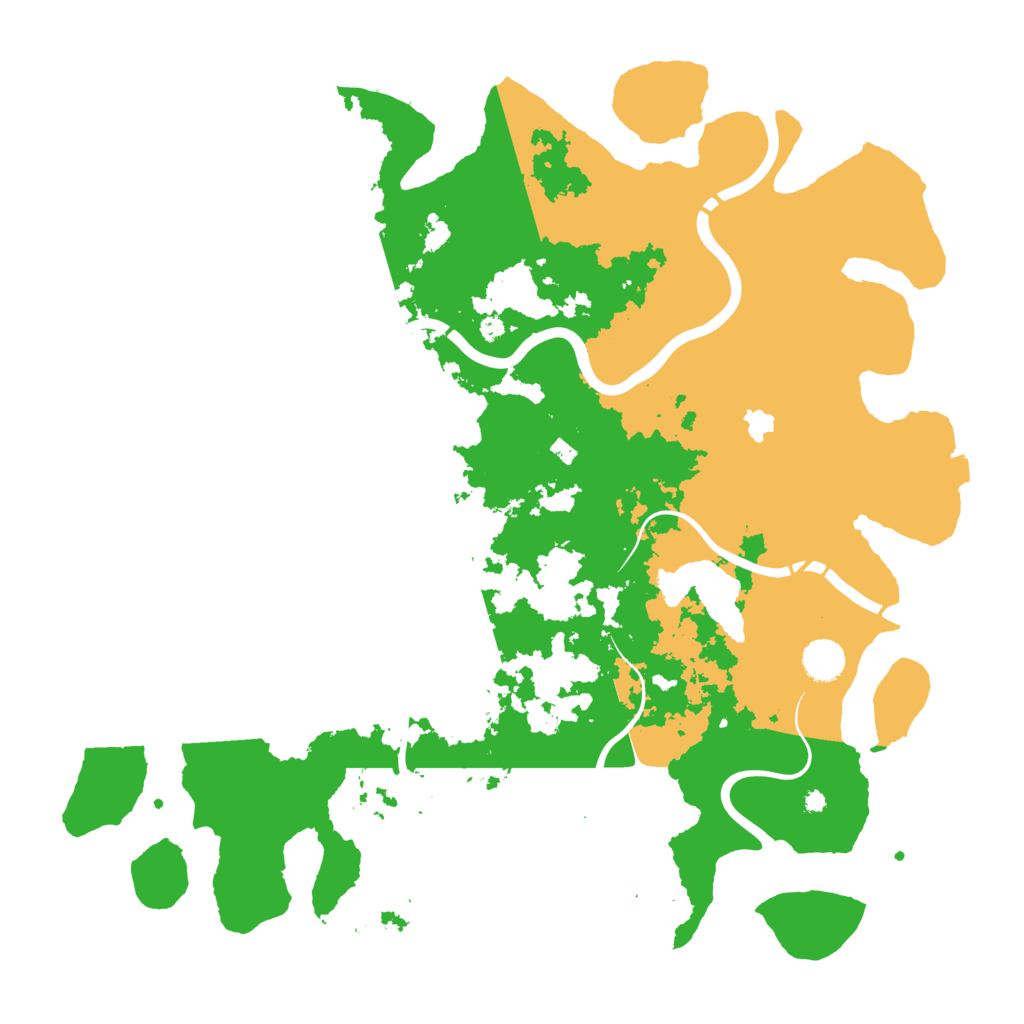 Biome Rust Map: Procedural Map, Size: 4255, Seed: 48000