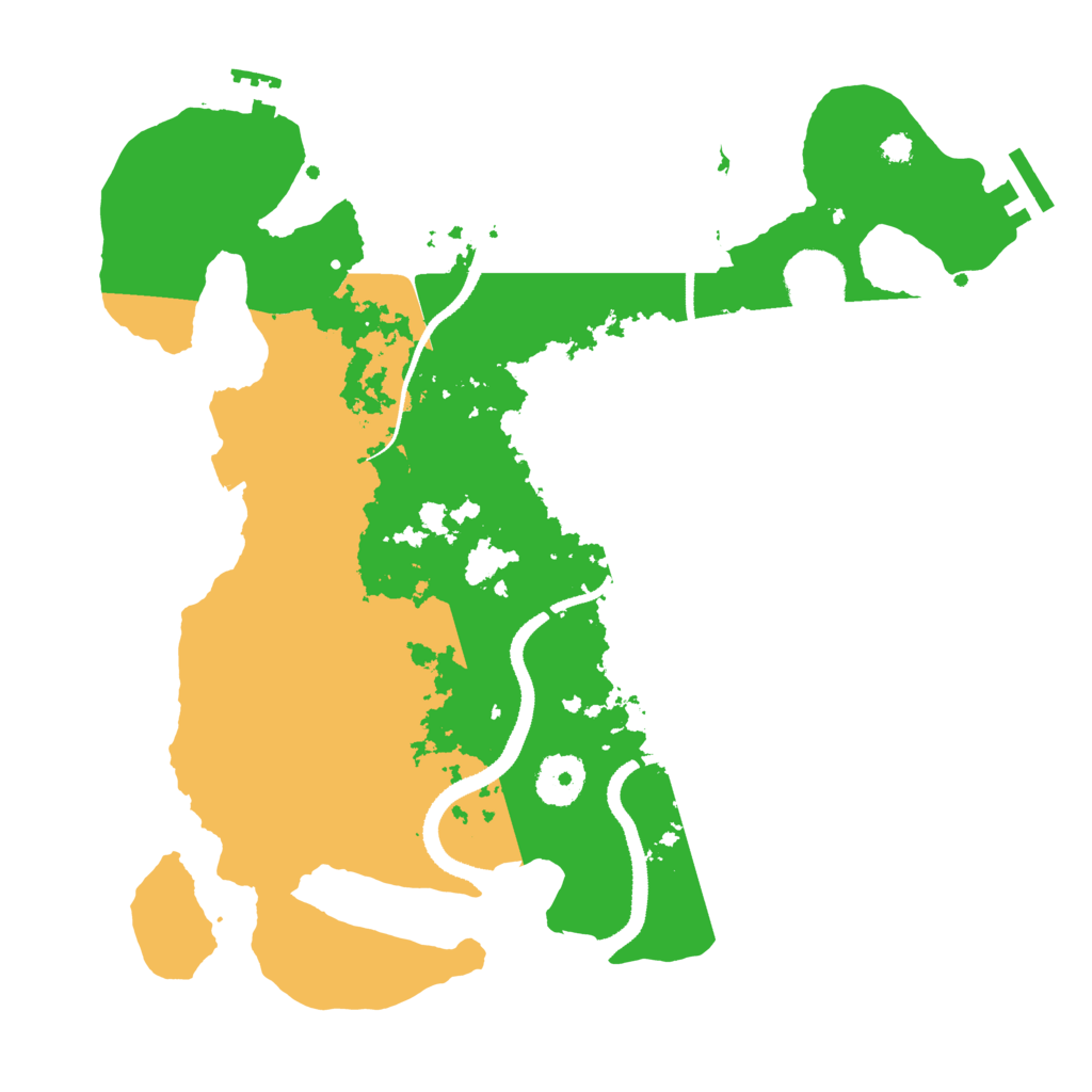 Biome Rust Map: Procedural Map, Size: 3250, Seed: 1073872113